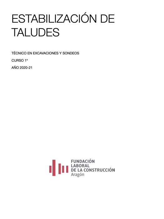 Estabilización de taludes