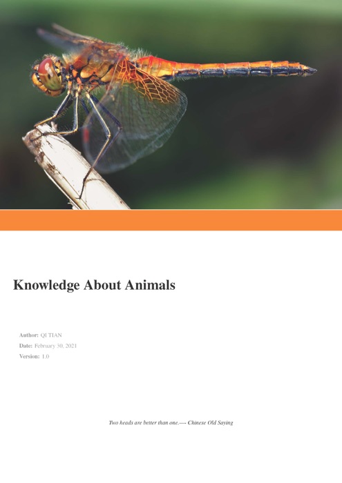 Knowledge About Animals
