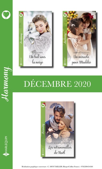 Pack mensuel Harmony : 3 romans (Décembre 2020)