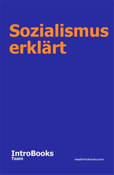 Sozialismus erklärt