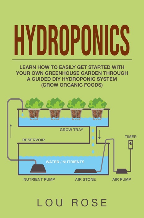 Hydroponics:Learn How to Easily Get Started with Your Own Greenhouse Garden Through a Guided DIY Hydroponic System (Grow Organic Foods)