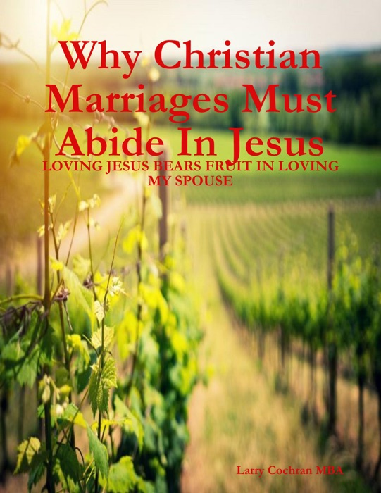 Why Christian Marriages Must Abide In Jesus - Loving Jesus Bears Fruit In Loving My Spouse