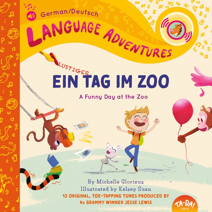 Ein lustiger Tag im Zoo (A Funny Day at the Zoo, German / Deutsch language edition) (Enhanced Edition)