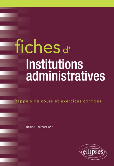 Fiches d'Institutions administratives