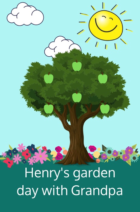 Henrys garden day with Grandpa