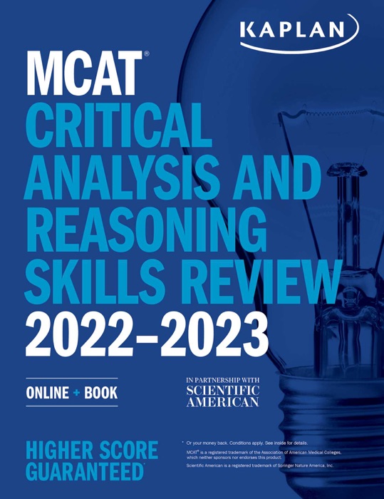 MCAT Critical Analysis and Reasoning Skills Review 2022-2023