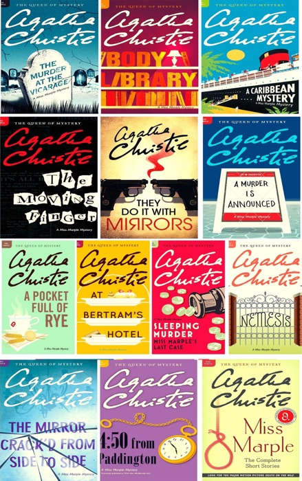 Agatha Christie Miss Marple Mysteries Complete 13 Book set.