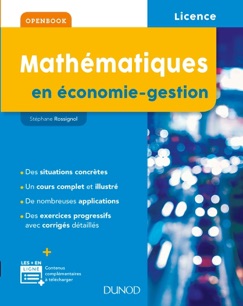 Mathématiques en économie-gestion - Stéphane Rossignol