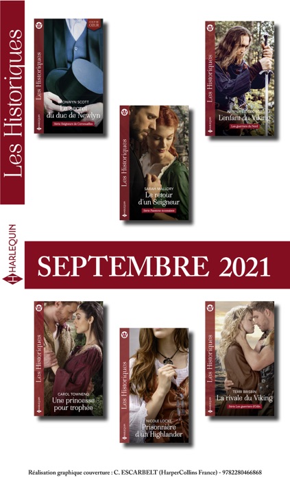Pack mensuel Les Historiques : 6 romans (Septembre 2021)