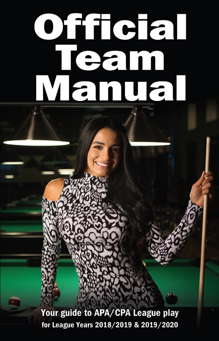 Official APA/CPA Pool Leagues Team Manual