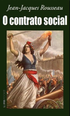 Capa do livro O Contrato Social de Rousseau, Jean-Jacques