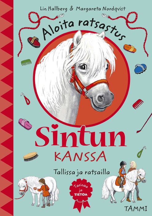 Sinttu. Aloita ratsastus Sintun kanssa. Tallissa ja ratsailla