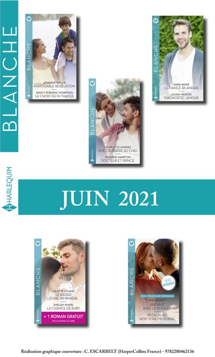 Pack mensuel Blanche : 10 romans + 1 gratuit (Juin 2021)