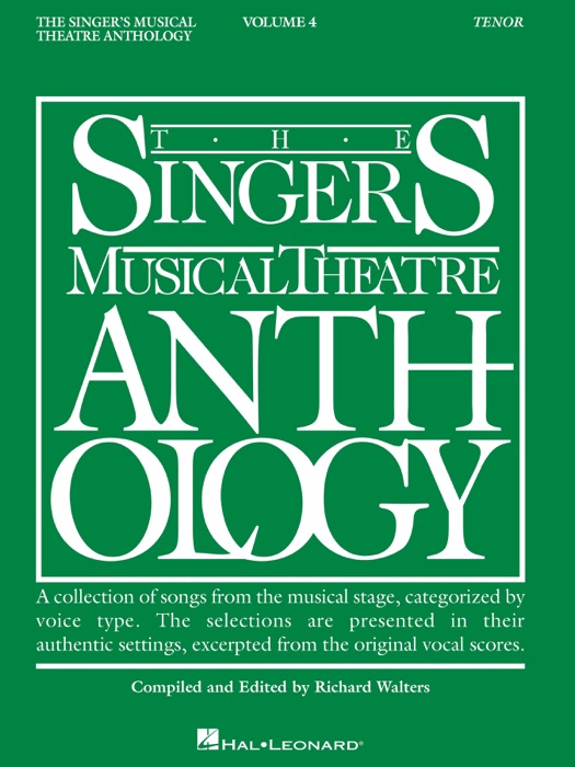 Singer's Musical Theatre Anthology - Volume 4