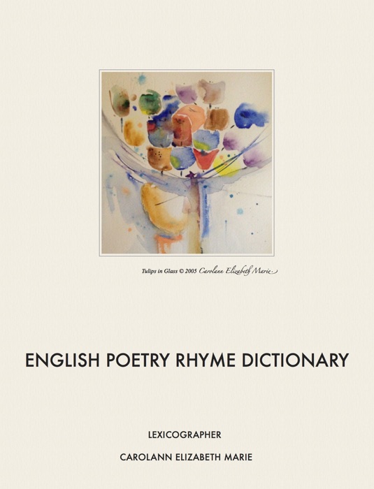 English Poetry Rhyme Dictionary