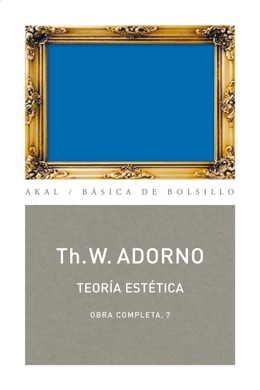 Capa do livro Teoria Estética de Theodor Adorno