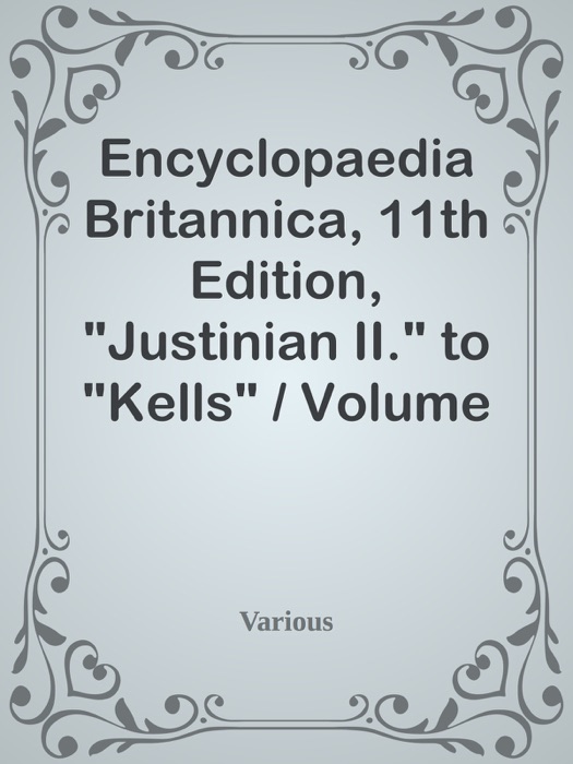 Encyclopaedia Britannica, 11th Edition, 