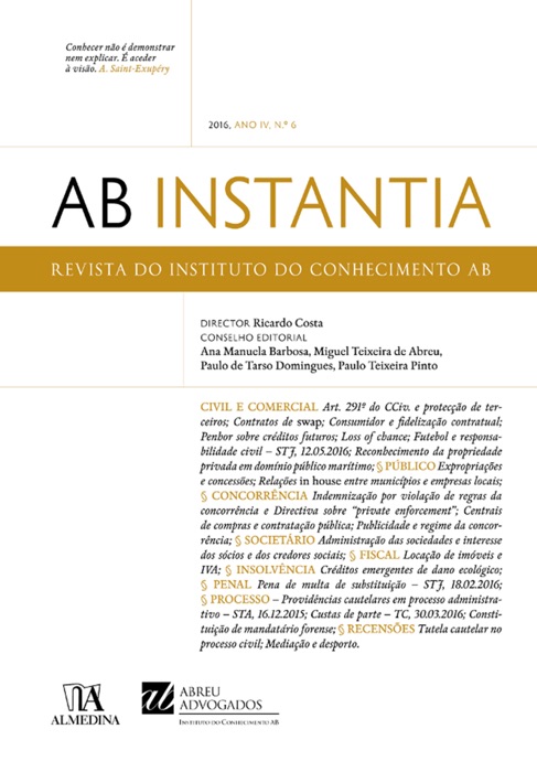 AB Instantia - 2016, Ano IV, n.º 6, Anual