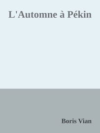 Book's Cover of L'Automne à Pékin