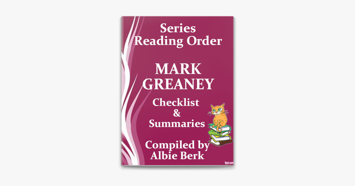 ‎Mark Greaney Series Reading Order with Checklist