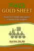FAQ Gold Sheet- Answers for 25 Frequently Asked Questions on Business Process Management - Shruti Bhat