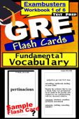 GRE Test Prep Essential Vocabulary 1 Review--Exambusters Flash Cards--Workbook 1 of 6 - GRE Exambusters