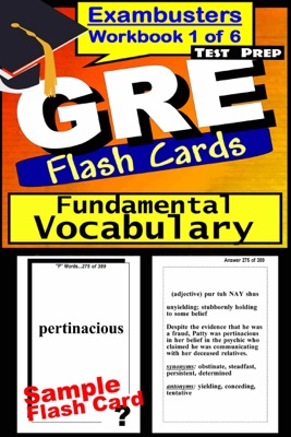 GRE Test Prep Essential Vocabulary 1 Review--Exambusters Flash Cards--Workbook 1 of 6
