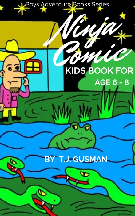 Ninja Comic Kids Book For Age 6 - 8