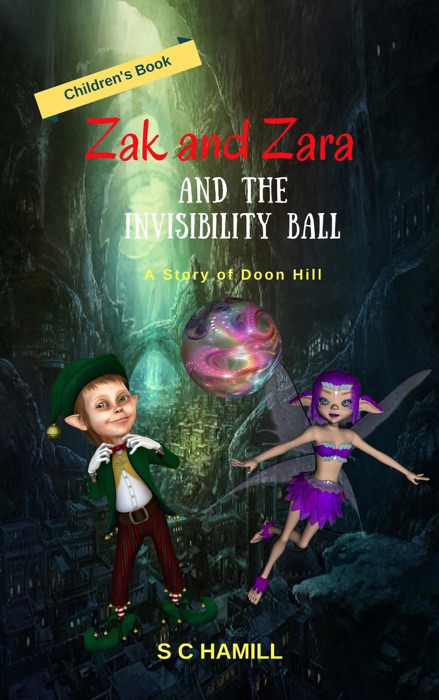 Zak and Zara and the Invisibility Ball. A Story of Doon Hill. Children's Book.