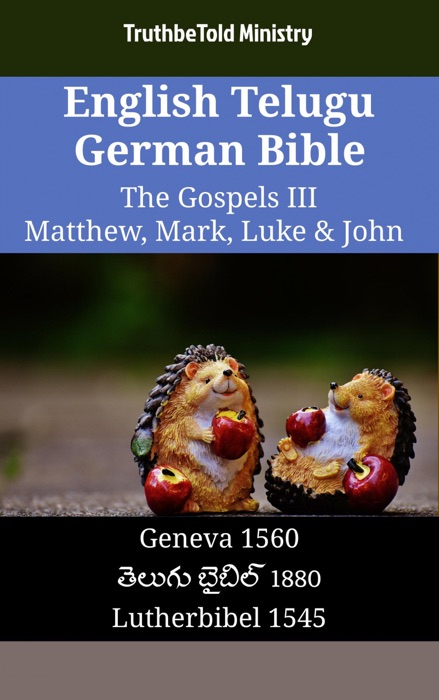 English Telugu German Bible - The Gospels III - Matthew, Mark, Luke & John