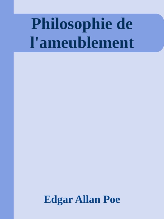 Philosophie de l'ameublement