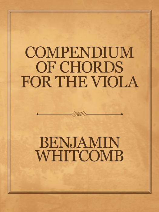 Compendium of Chords for the Viola