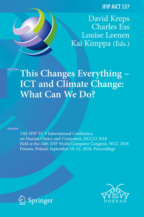 This Changes Everything – ICT and Climate Change: What Can We Do?