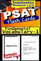 PSAT Test Prep Essential Vocabulary 1 Review--Exambusters Flash Cards--Workbook 1 of 6