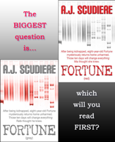 A.J. Scudiere - FORTUNE (Gray & Red) artwork