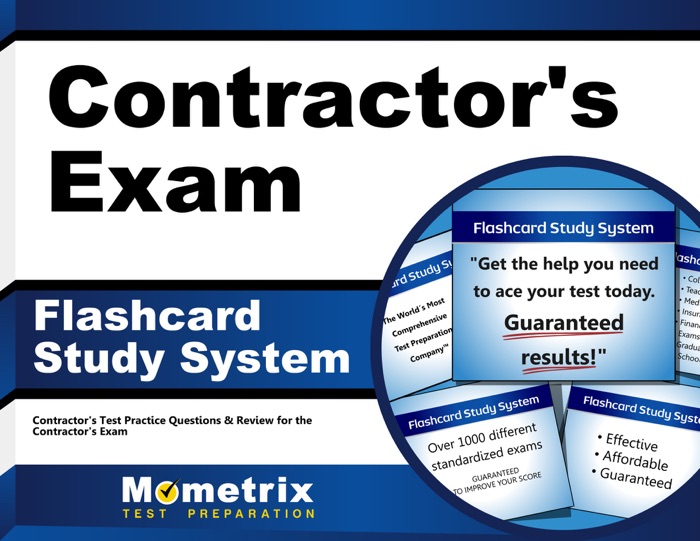 Contractor's Exam Flashcard Study System: