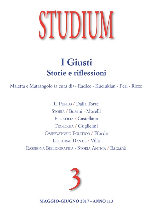 Studium- I Giusti: storie e riflessioni