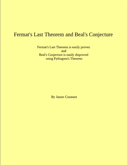 Fermat's Last Theorem and Beal's Conjecture