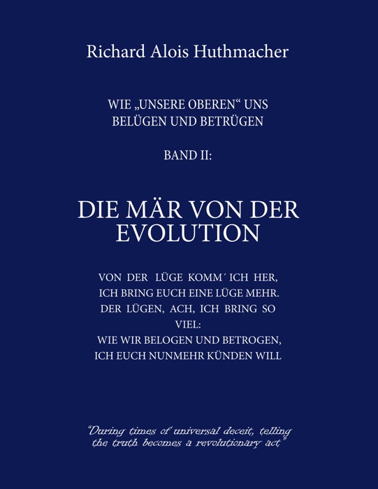 Die Mär von der Evolution