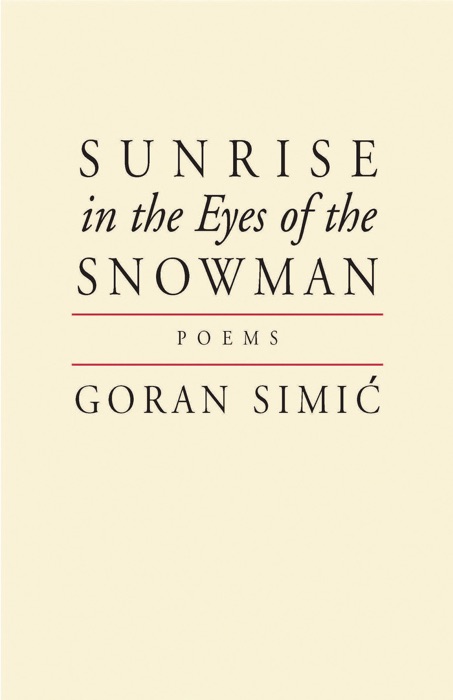 Sunrise in the Eyes of the Snowman