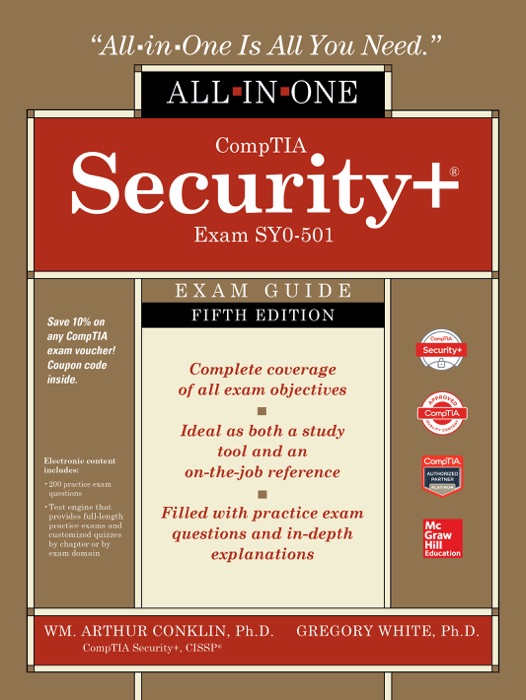 CompTIA Security+ All-in-One Exam Guide, Fifth Edition (Exam SY0-501)