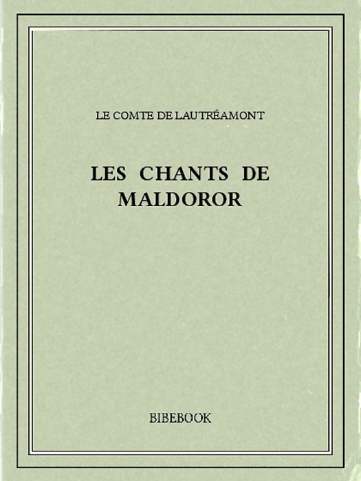 Les Chants de Maldoror