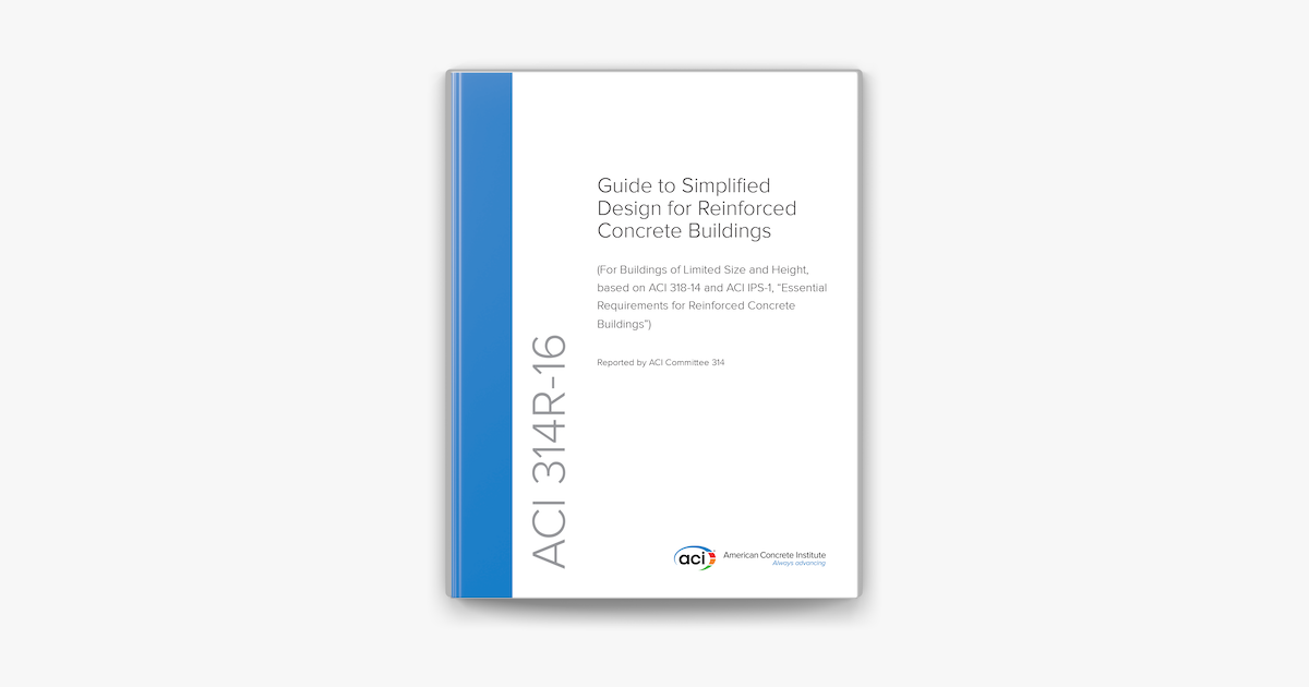 ‎ACI 314R-16: Guide To Simplified Design For Reinforced Concrete ...