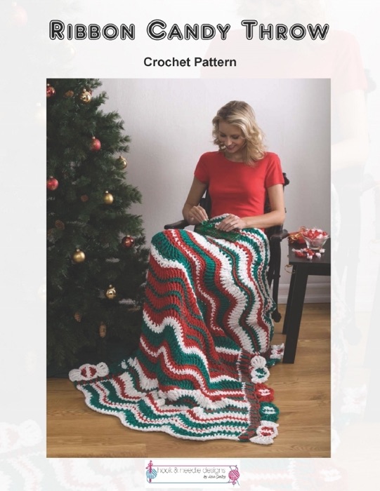 Ribbon Candy Throw Crochet Pattern