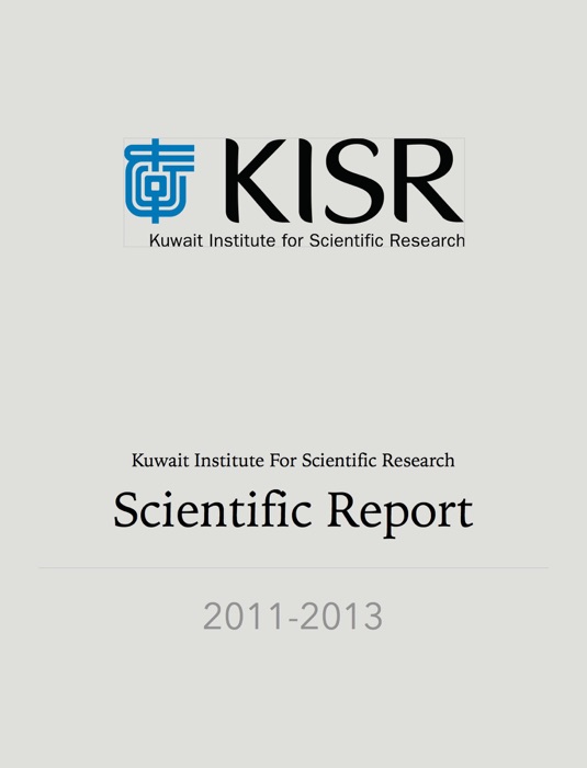 Kuwait Institute for Scientific Research Scientific Report