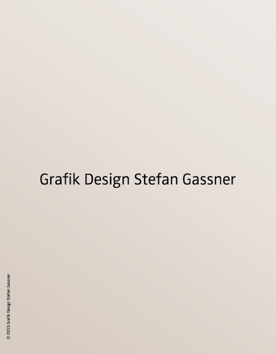 Grafik Design Stefan Gassner