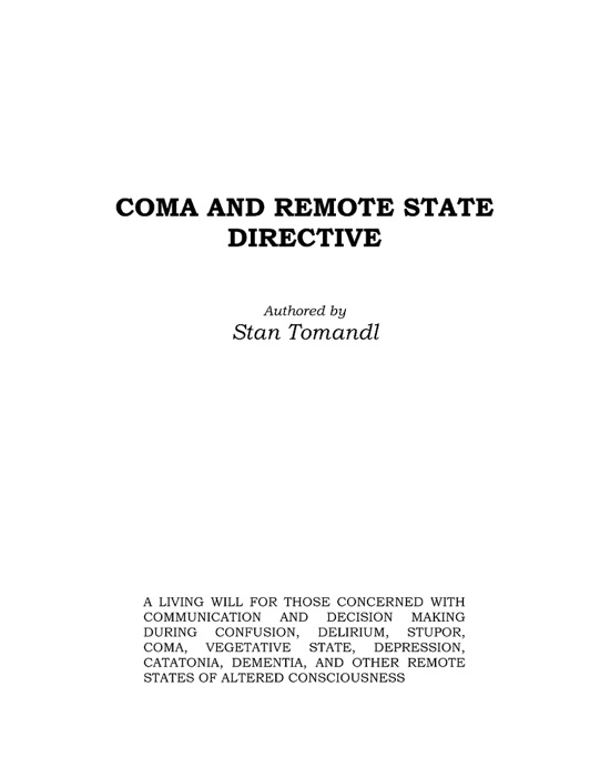 Coma and Remote State Directive