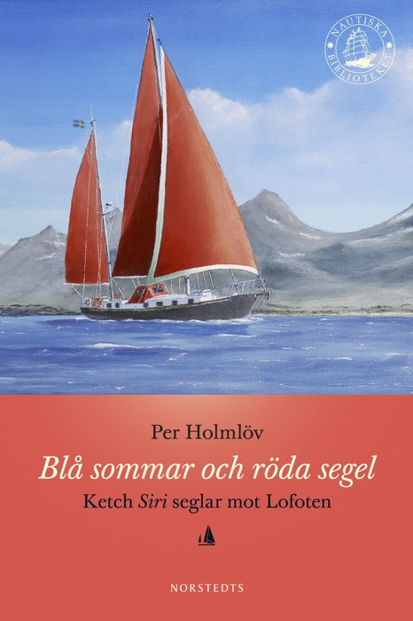 Blå sommar och röda segel