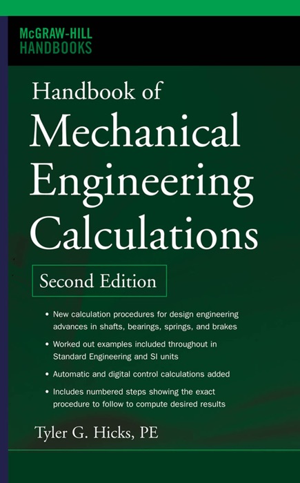 Handbook of Mechanical Engineering Calculations, Second Edition