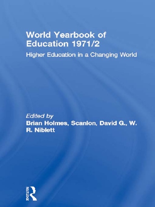 World Yearbook of Education 1971/2